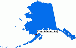 A map of Alaska in an article by Monica McCabe